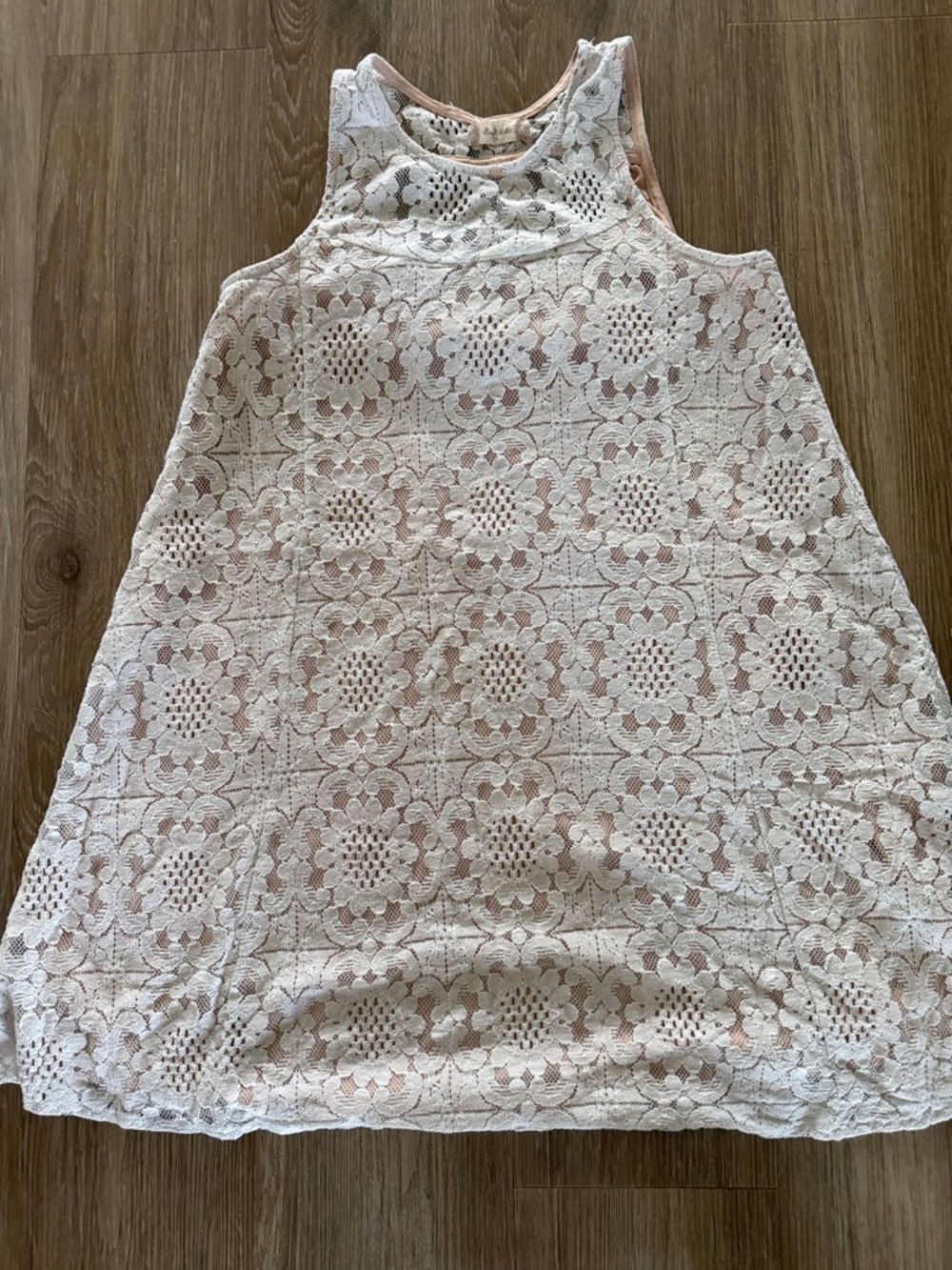 Altar'd State Cream Lace Mini Dress